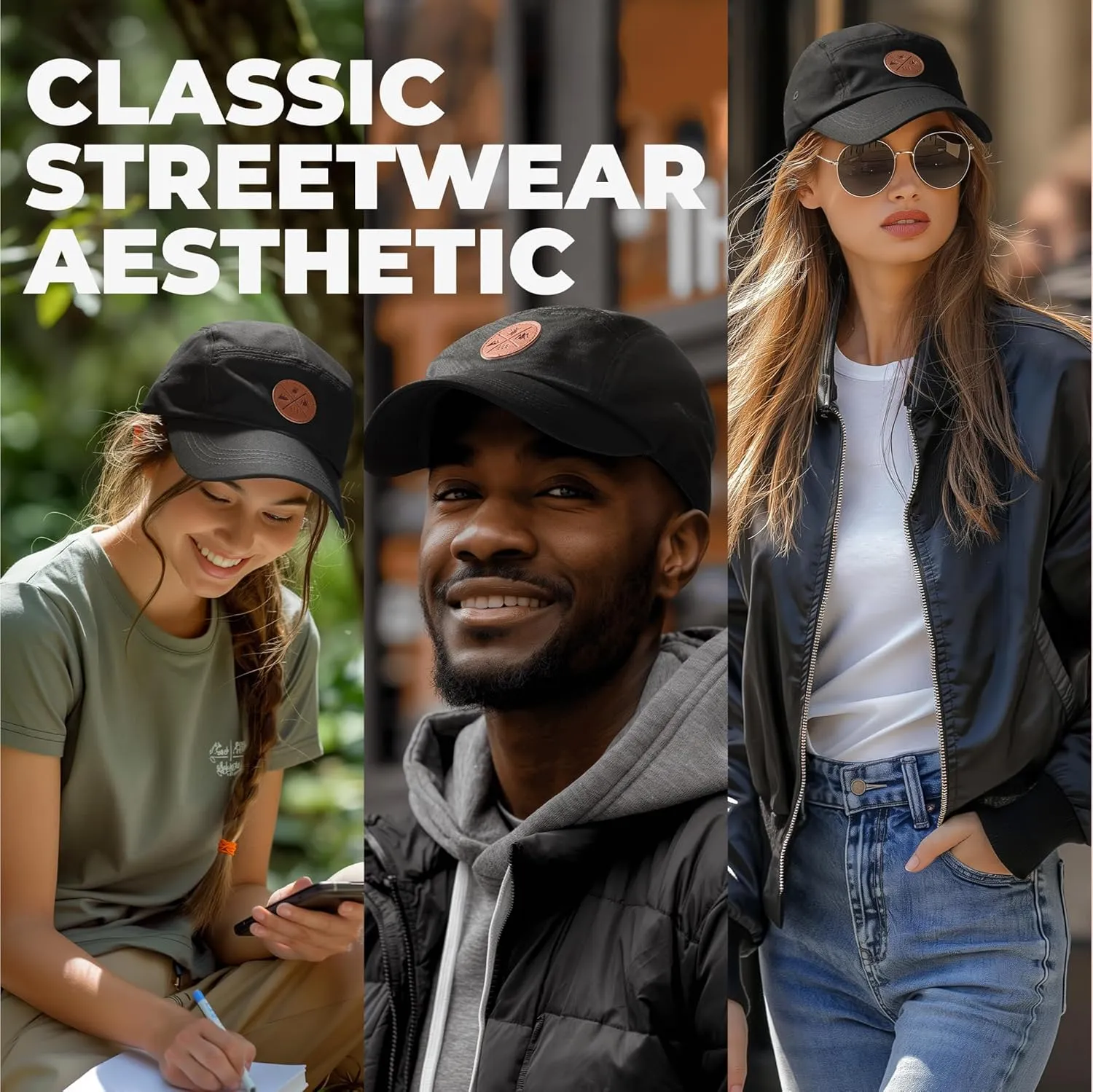 5 Panel Hat for Men - Stylish Baseball Cap, Camp Hat for Women, Casual Trucker Hat & Stylish Running Hat for Sun Protection