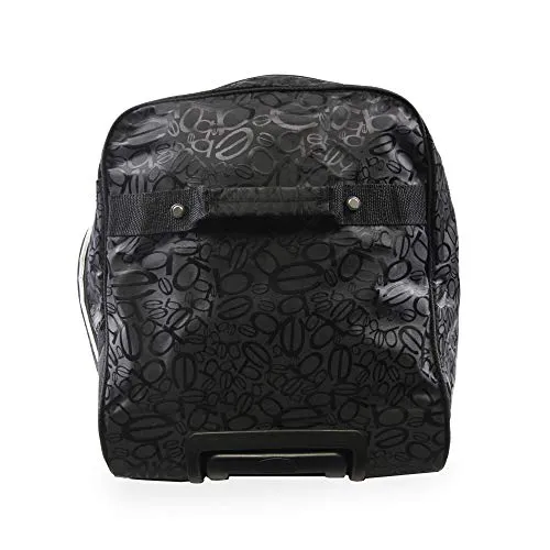 BEBE Women's 30" Rolling Duffel Tossed Black, One Size