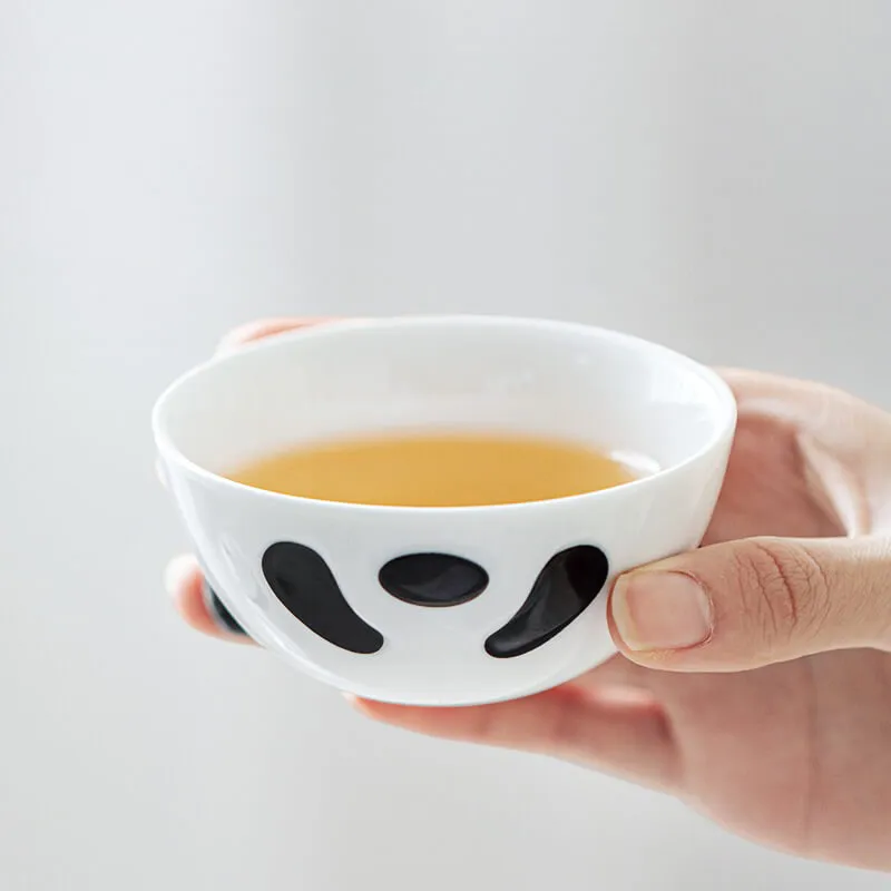 Ceramic Panda Teaware - 3 Piece Set