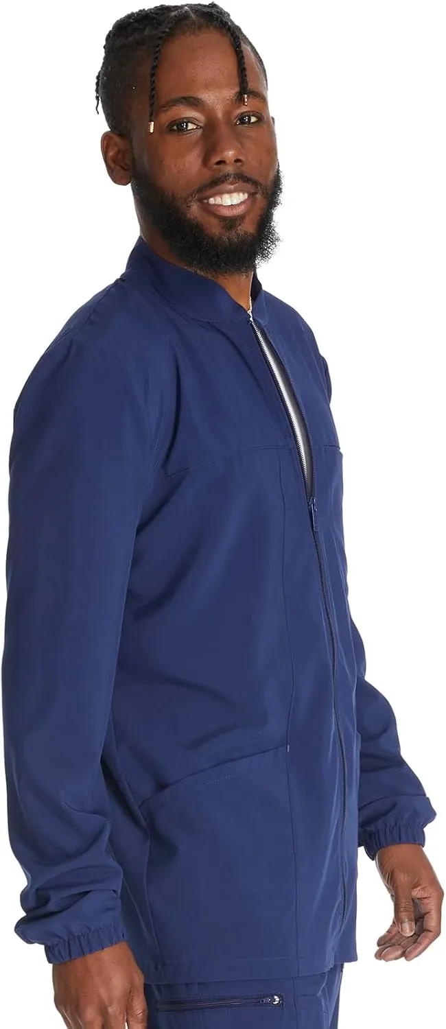 Dickies Men's Zip Front Jacket with 3 Pockets 360 Stretch and Moisture Wicking Fabric DK342