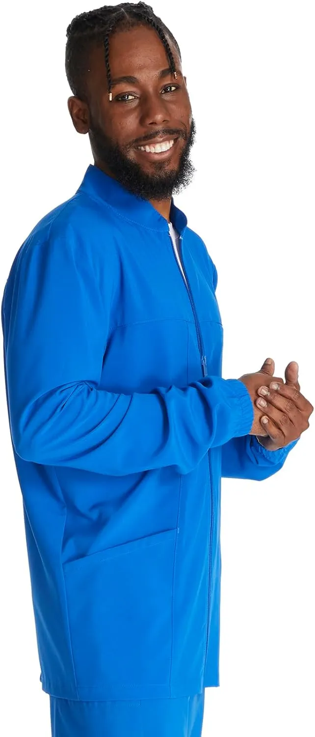 Dickies Men's Zip Front Jacket with 3 Pockets 360 Stretch and Moisture Wicking Fabric DK342