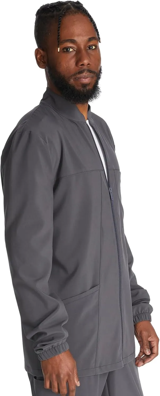 Dickies Men's Zip Front Jacket with 3 Pockets 360 Stretch and Moisture Wicking Fabric DK342