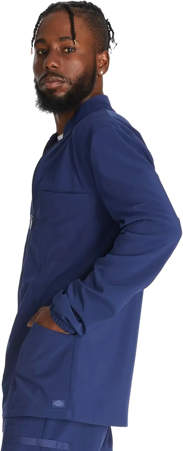 Dickies Men's Zip Front Jacket with 3 Pockets 360 Stretch and Moisture Wicking Fabric DK342