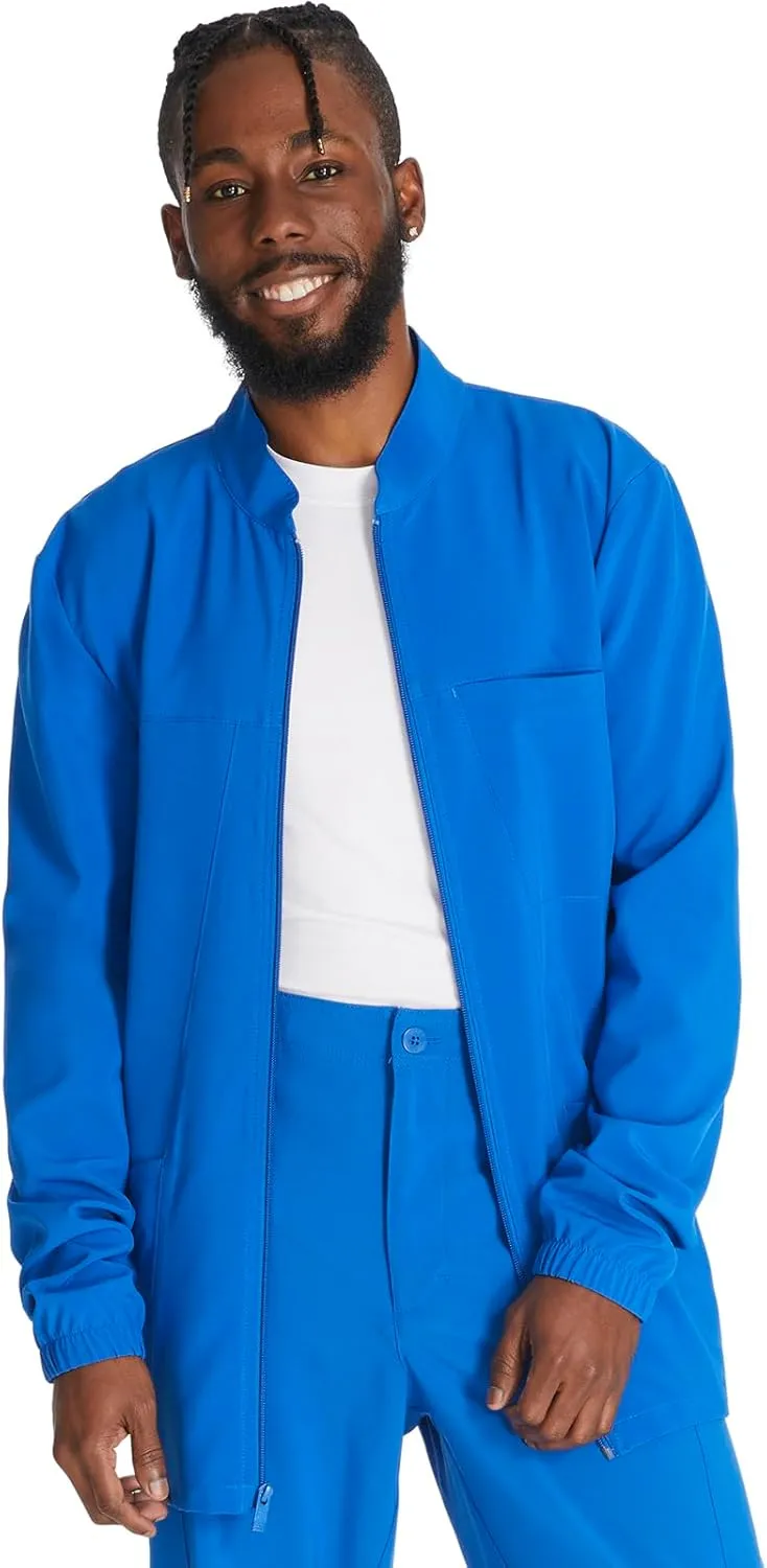 Dickies Men's Zip Front Jacket with 3 Pockets 360 Stretch and Moisture Wicking Fabric DK342