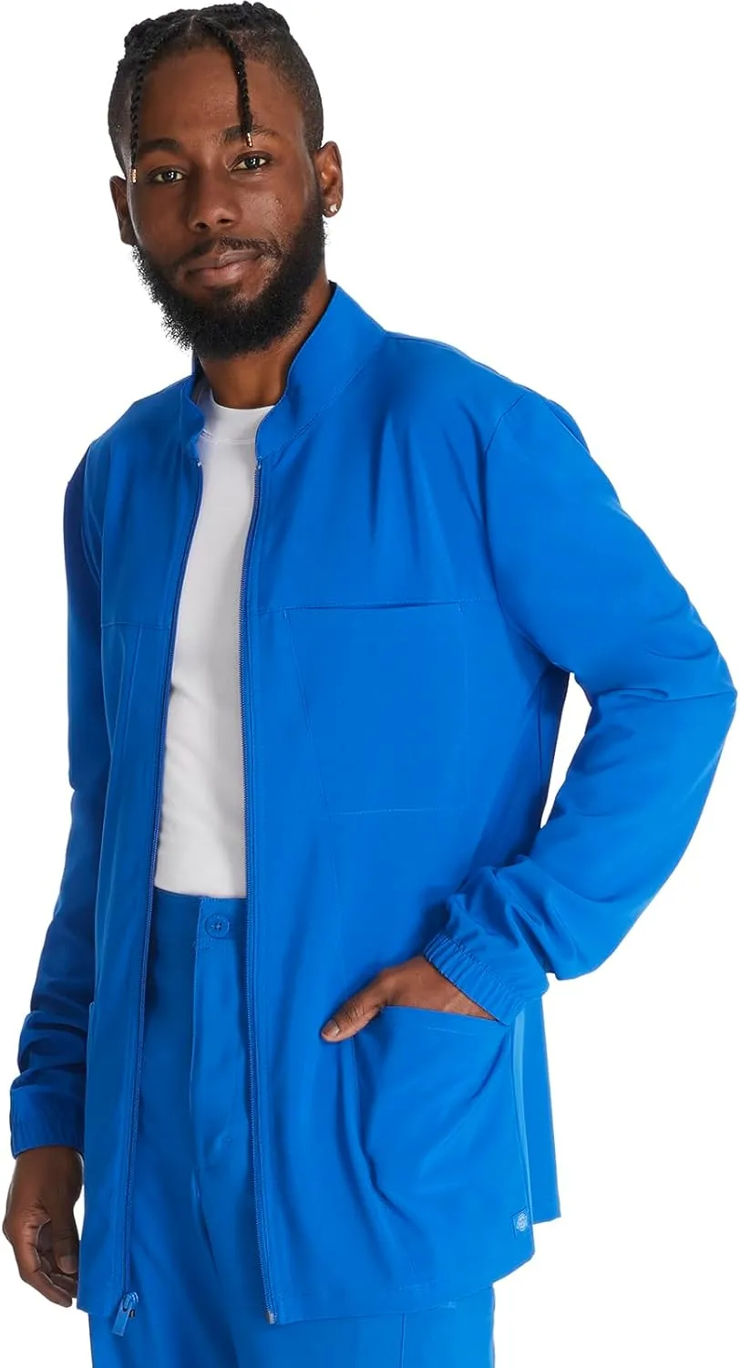 Dickies Men's Zip Front Jacket with 3 Pockets 360 Stretch and Moisture Wicking Fabric DK342