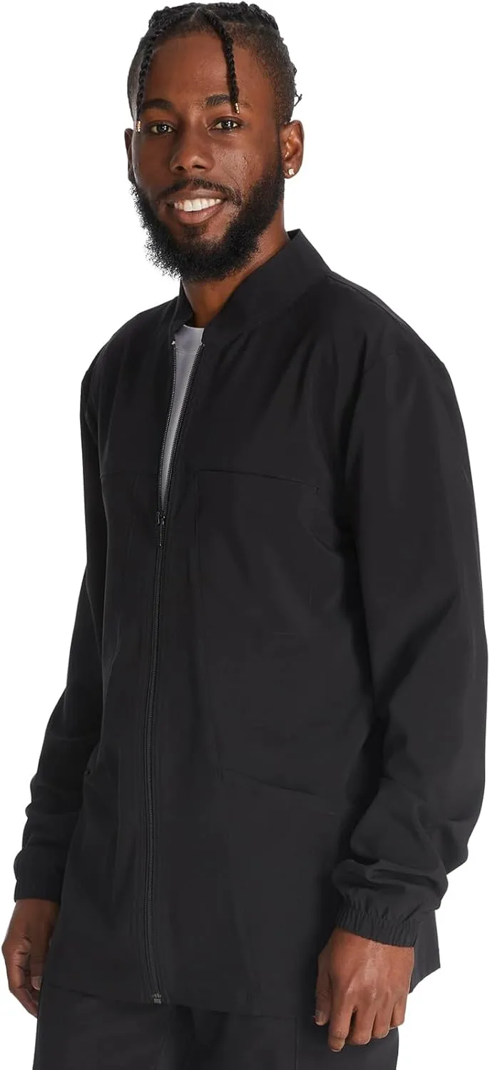 Dickies Men's Zip Front Jacket with 3 Pockets 360 Stretch and Moisture Wicking Fabric DK342