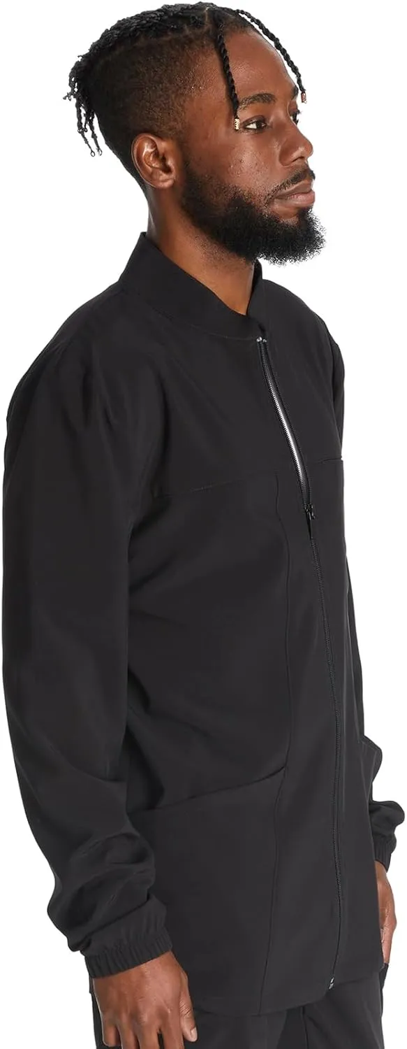 Dickies Men's Zip Front Jacket with 3 Pockets 360 Stretch and Moisture Wicking Fabric DK342