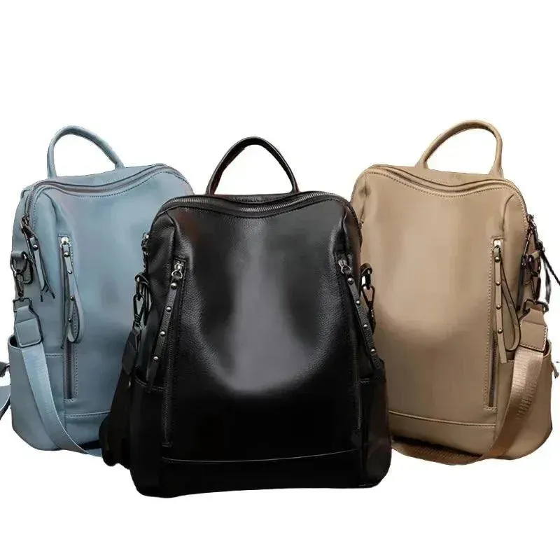 Genuine Leather Women's Backpack