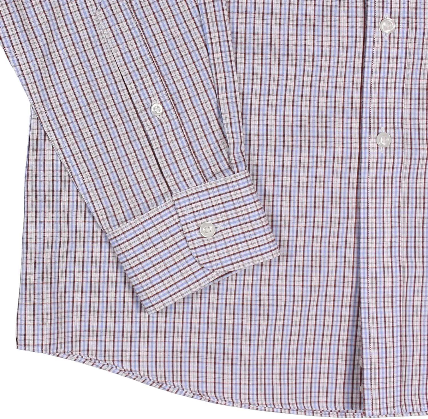 Gold Label Men's Slim Fit Spread Collar Long Sleeve Dress Shirt with Pocket Non-Iron Wrinkle Free