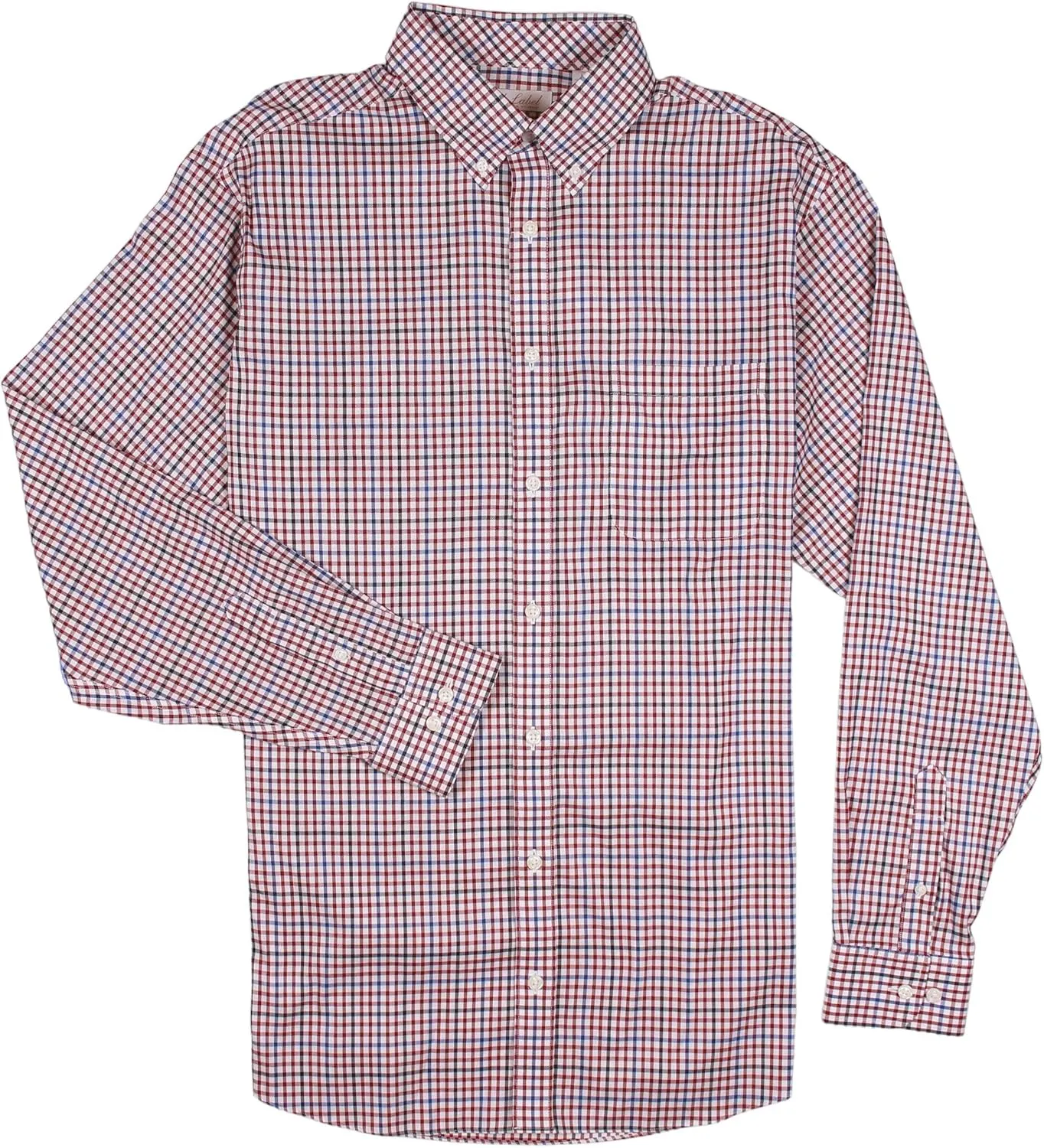 Gold Label Roundtree & Yorke Big Tall Non-Iron Men's Long Sleeve Shirt with Comfort Stretch