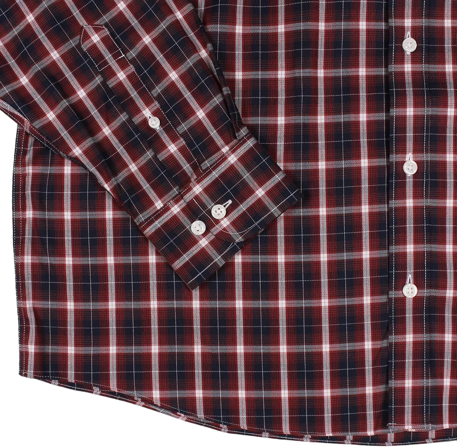 Gold Label Roundtree & Yorke Big Tall Non-Iron Men's Long Sleeve Shirt with Comfort Stretch