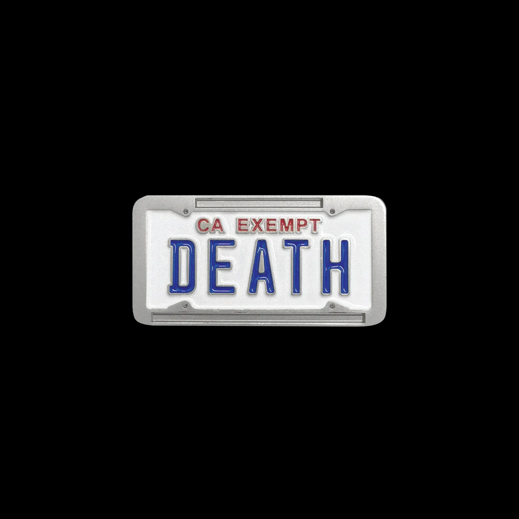 Government Plate Enamel Pin