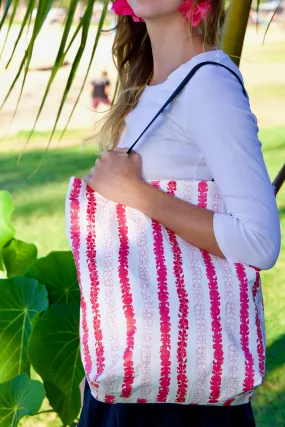 Hawaii Tote Pua Kenikeni Pink & Citadine Monogram (Reversible)