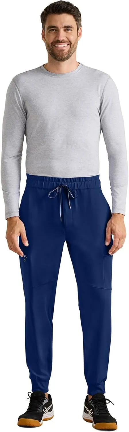 Healing Hands Men's Scrub Pant Nolen Jogger with 6 Pocket, Moisture Wicking, 360° Stretch & Recycled Fibers 9172