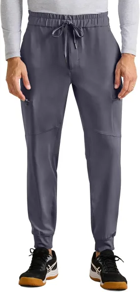 Healing Hands Men's Scrub Pant Nolen Jogger with 6 Pocket, Moisture Wicking, 360° Stretch & Recycled Fibers 9172