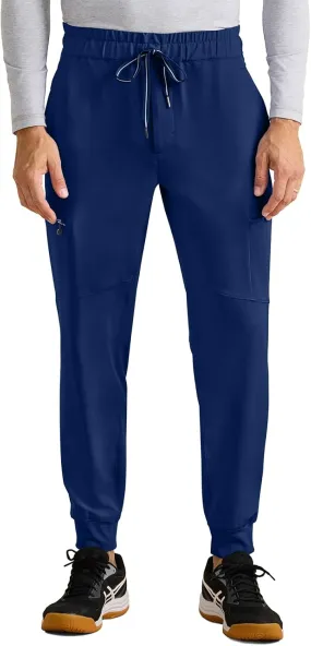 Healing Hands Men's Scrub Pant Nolen Jogger with 6 Pocket, Moisture Wicking, 360° Stretch & Recycled Fibers 9172