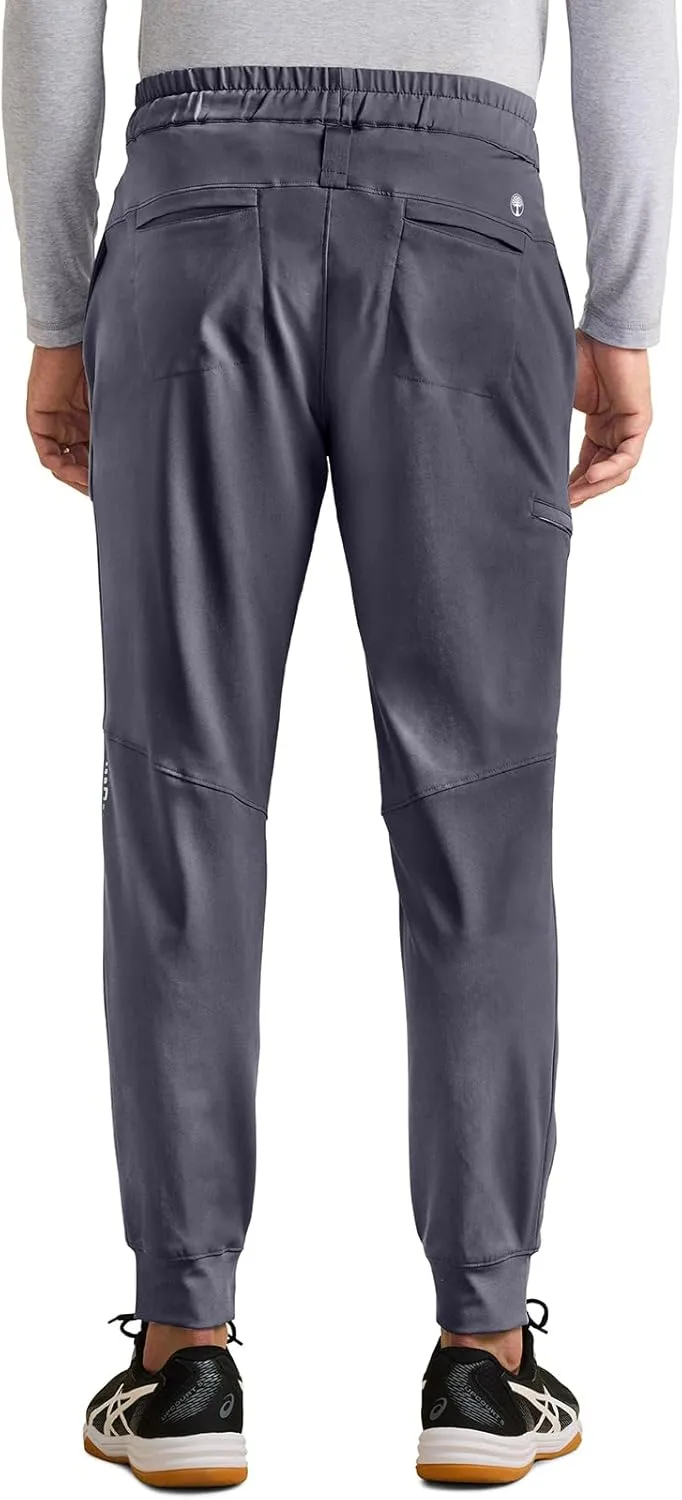 Healing Hands Men's Scrub Pant Nolen Jogger with 6 Pocket, Moisture Wicking, 360° Stretch & Recycled Fibers 9172