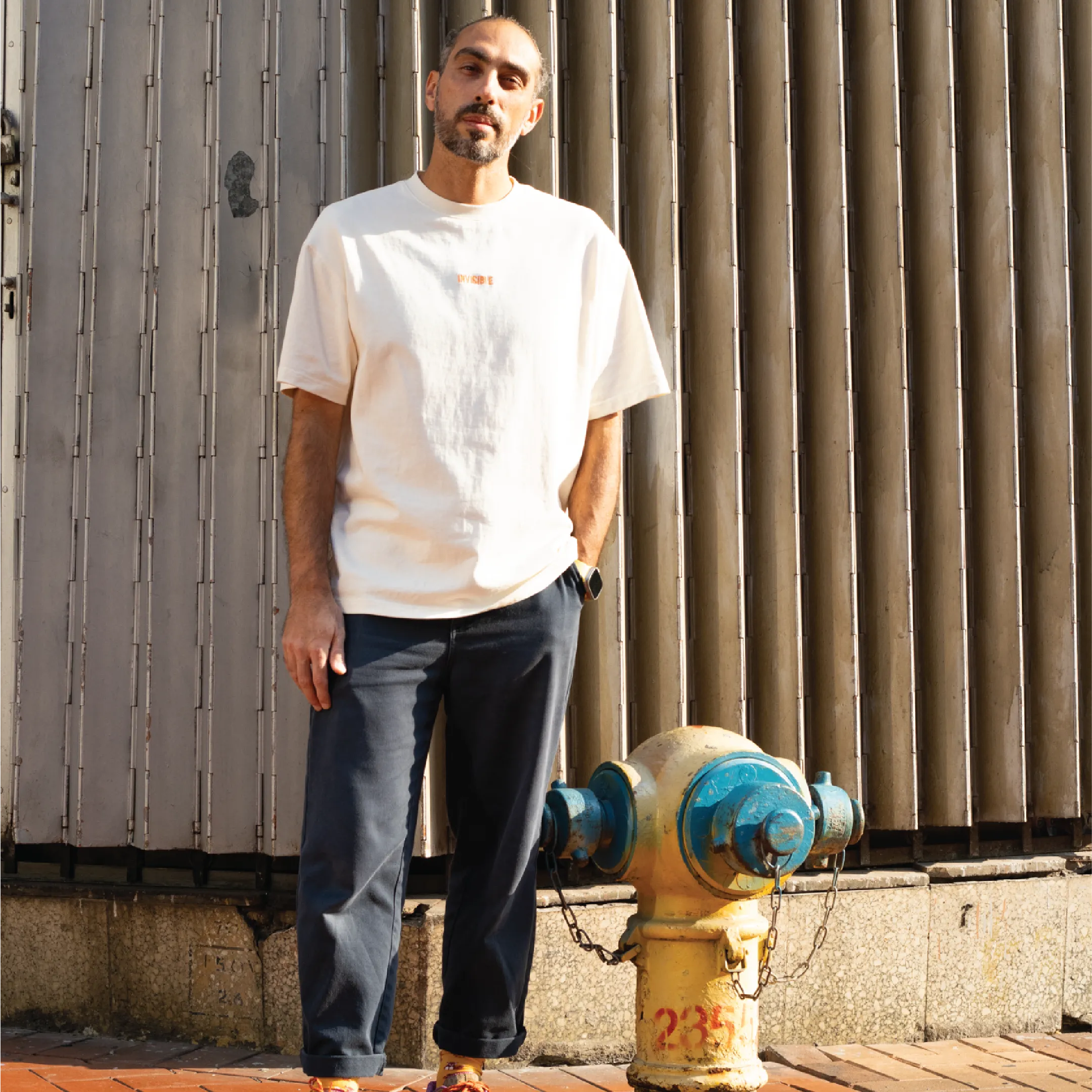 Invisible Tee 100% Heavyweight Deadstock Cotton