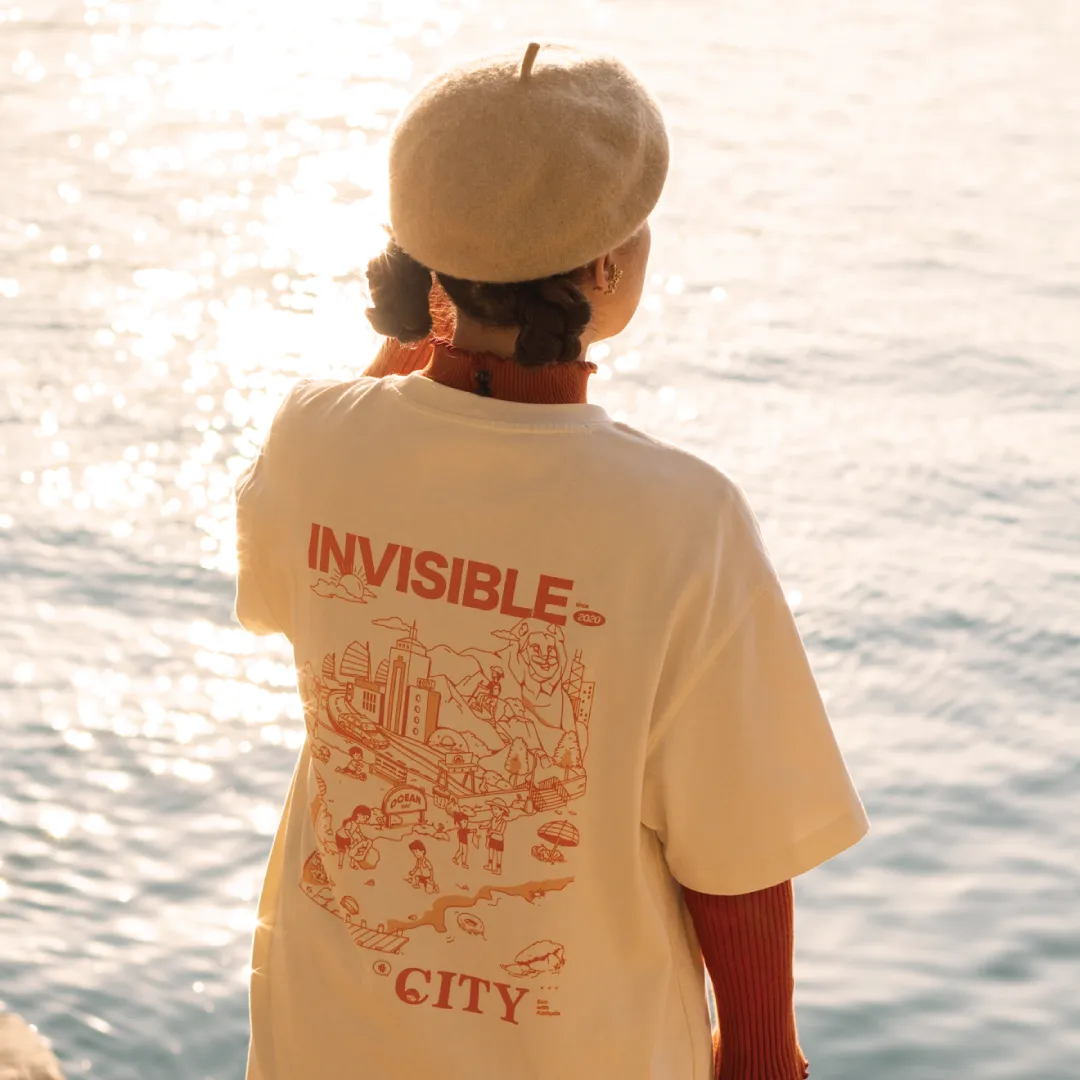 Invisible Tee 100% Heavyweight Deadstock Cotton