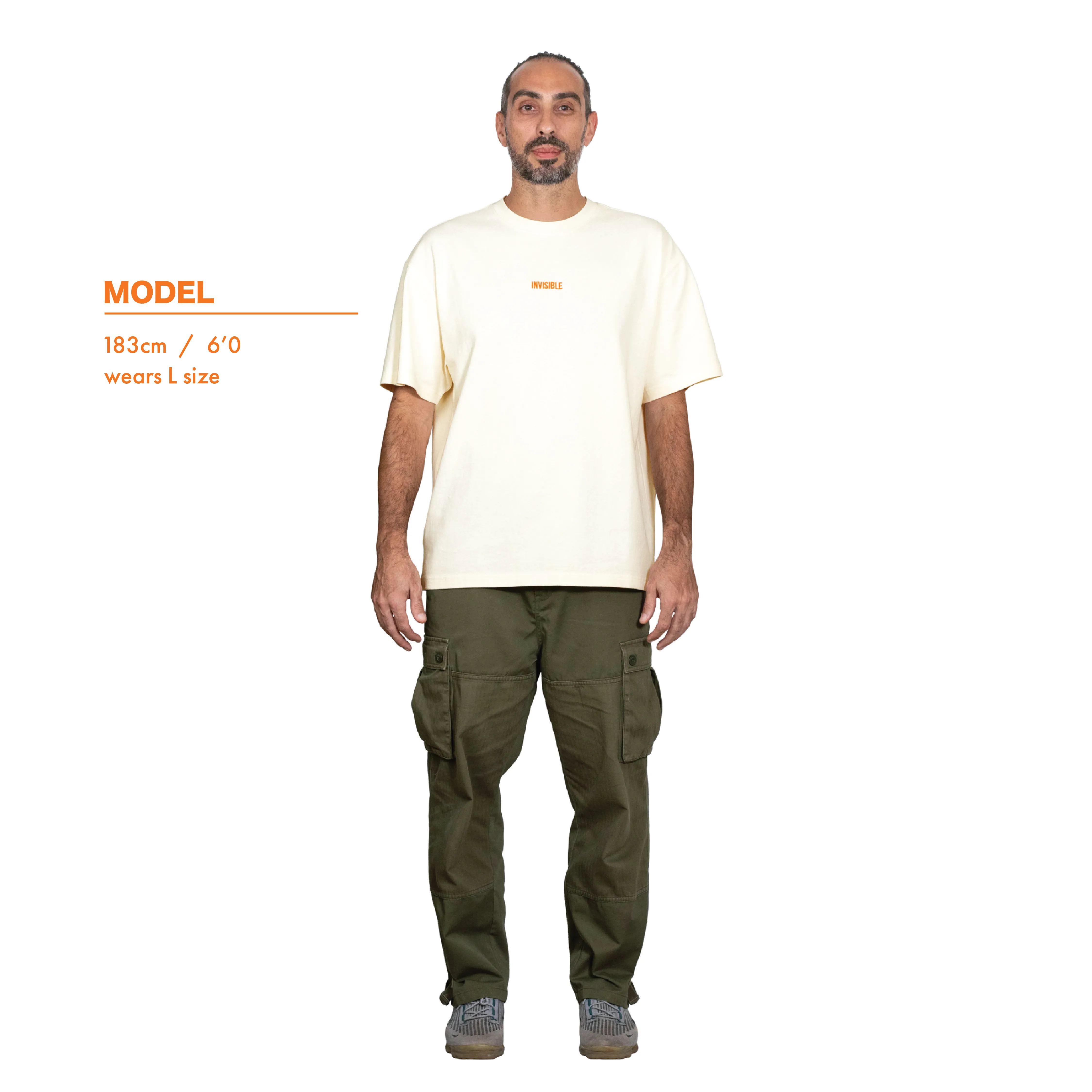 Invisible Tee 100% Heavyweight Deadstock Cotton