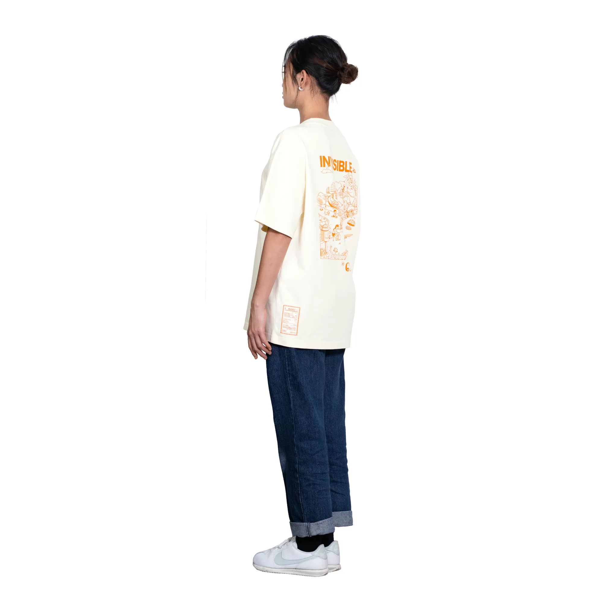 Invisible Tee 100% Heavyweight Deadstock Cotton