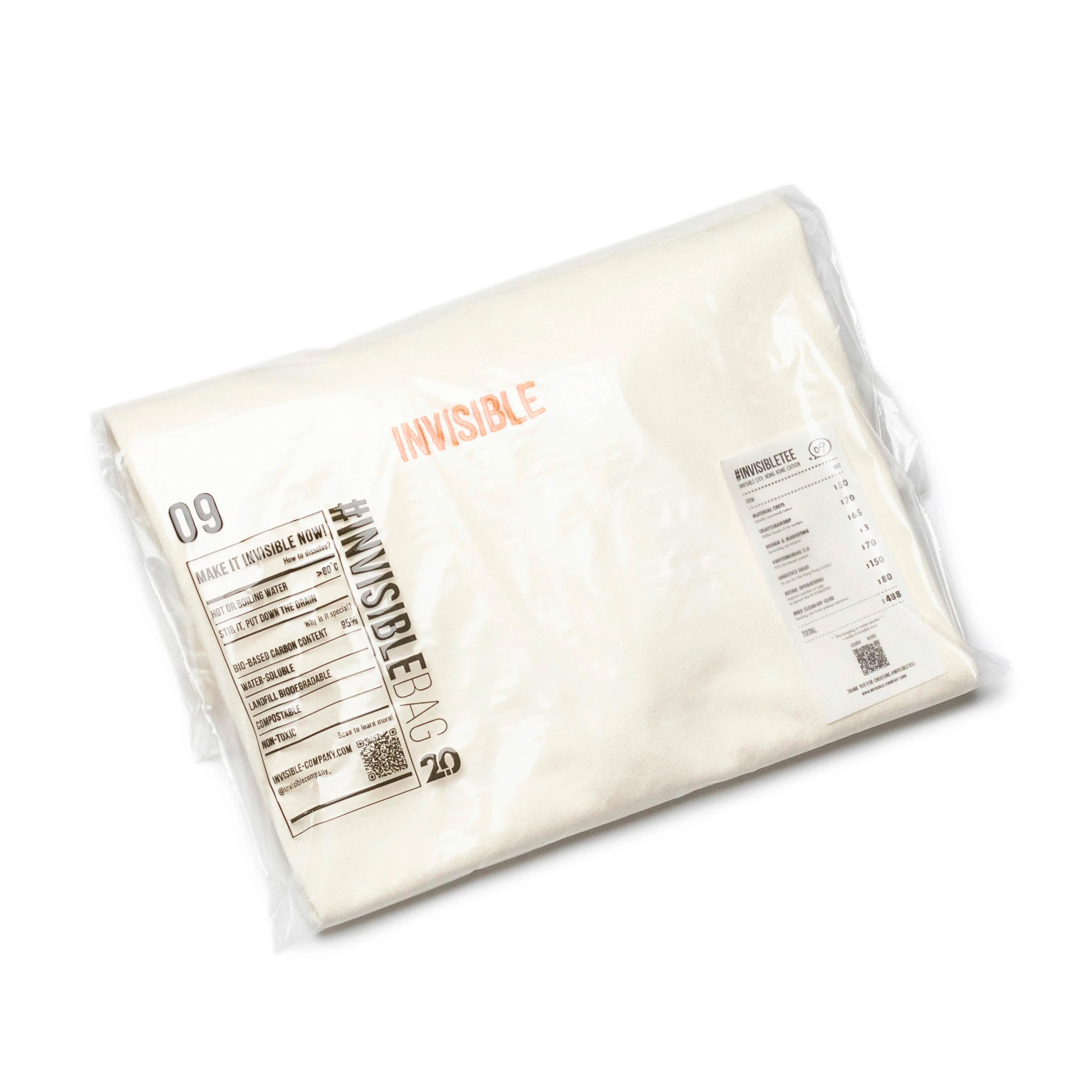Invisible Tee 100% Heavyweight Deadstock Cotton