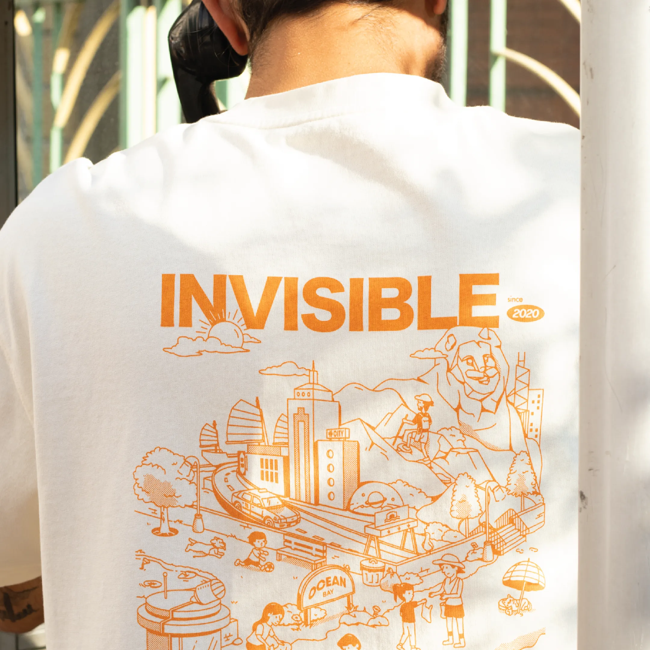 Invisible Tee 100% Heavyweight Deadstock Cotton