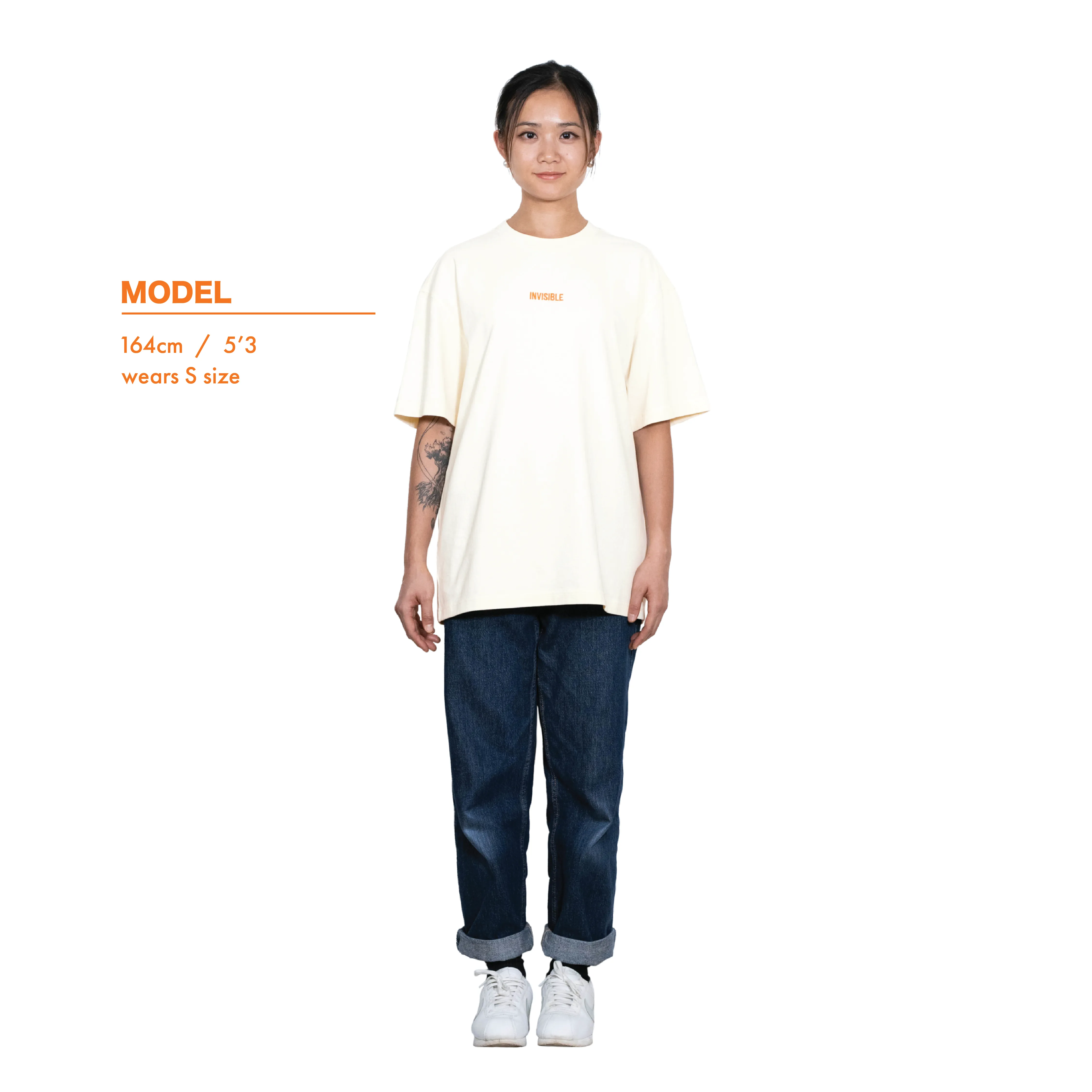 Invisible Tee 100% Heavyweight Deadstock Cotton