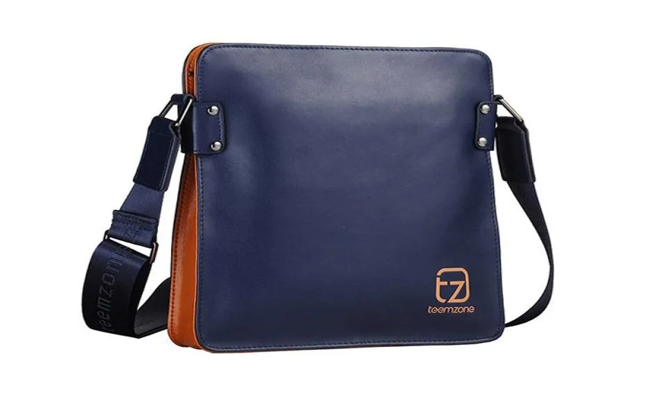 Leather Messenger Shoulder Bag For Men