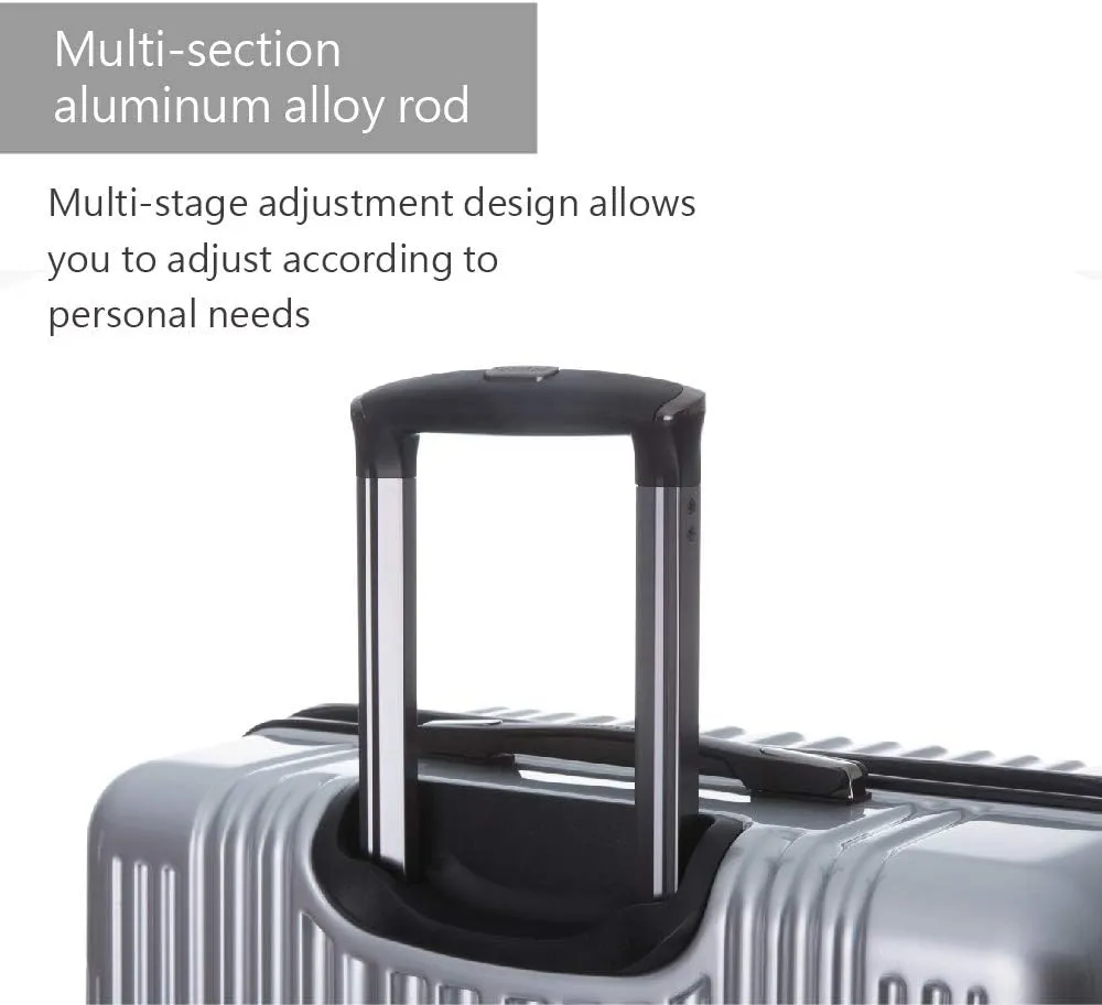 NaSaDen TSA Lock ABS PC Luggage with Spinner Wheels Checked Luggage German Design, Hope, 22, Flora Printed Beautiful Luggages, Super Light Weight and Recommended By 500  Kol.
