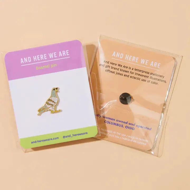 Pigeon Enamel Pin