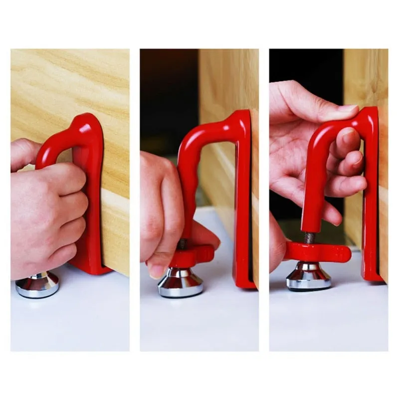 Portable Door Closer Jammer Lockdown Lock - Travel Security Device