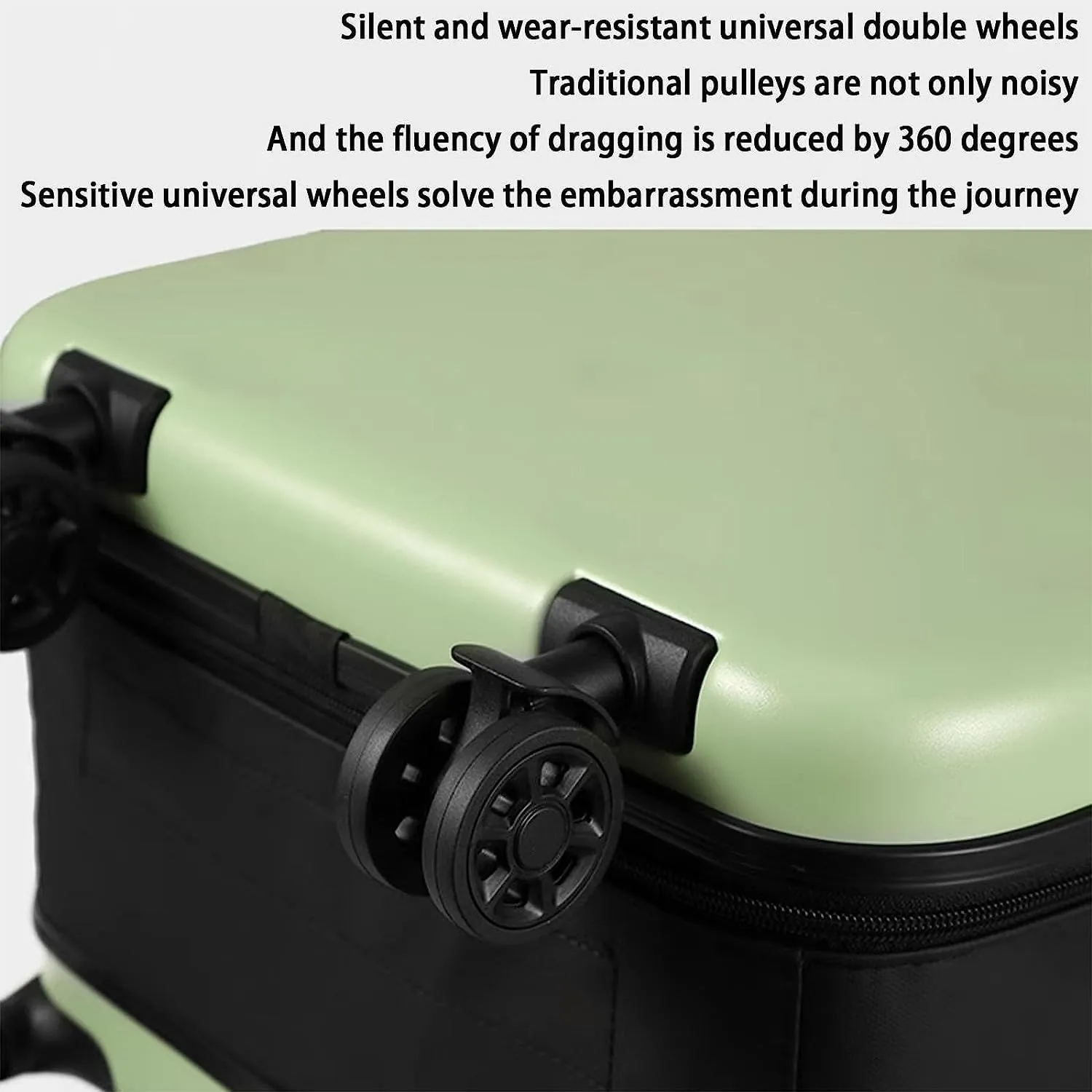 Portable Suitcase Expandable Luggage Foldable Suitcases With Universal Wheels Carry On Luggage Adjustable Suitcasetsa Customs Combination Lock Smooth to use (Dark Blue 24 in)