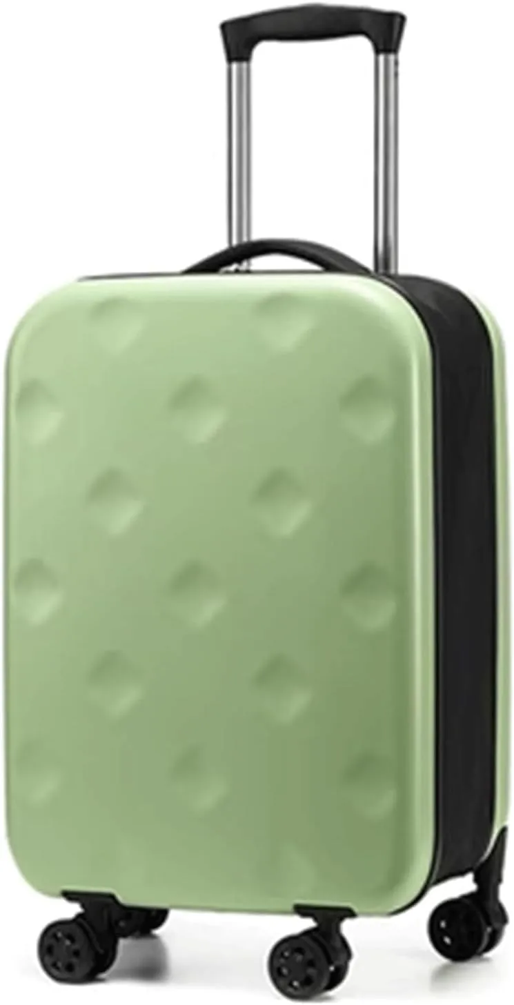 Portable Suitcase Expandable Luggage Foldable Suitcases With Universal Wheels Carry On Luggage Adjustable Suitcasetsa Customs Combination Lock Smooth to use (Green 24 in)