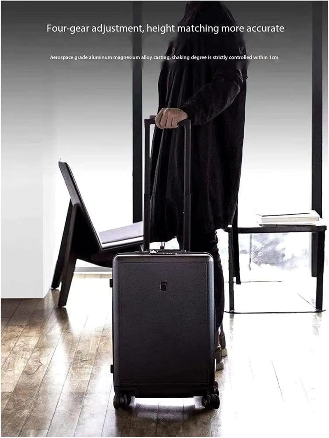 Portable Suitcase Expandable Suitcases Portable Luggage Multifunctional Divider Suitcases With Wheels Travel Business Carry On Luggage Smooth to use (D 24inch)