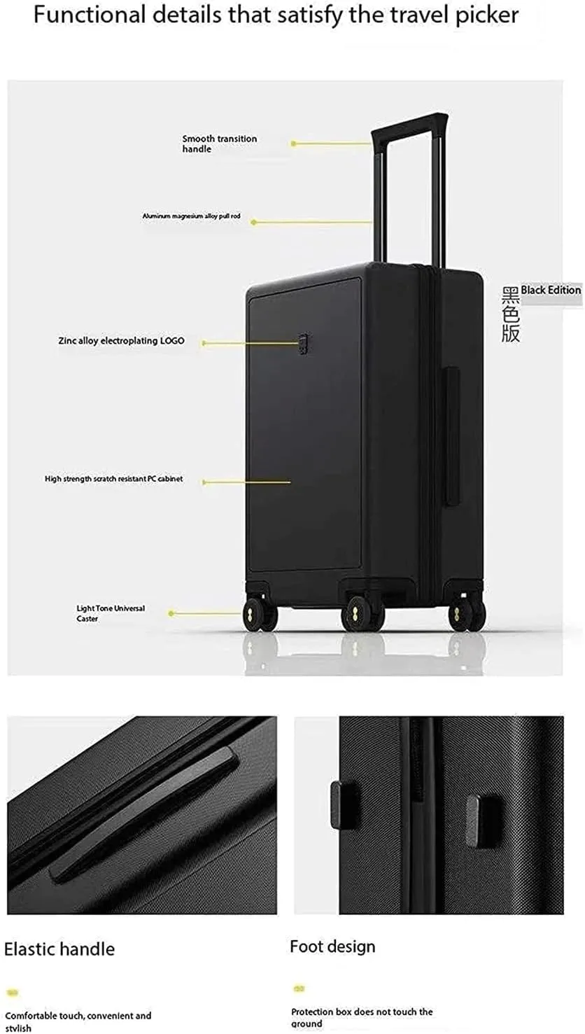Portable Suitcase Expandable Suitcases Portable Luggage Multifunctional Divider Suitcases With Wheels Travel Business Carry On Luggage Smooth to use (D 24inch)