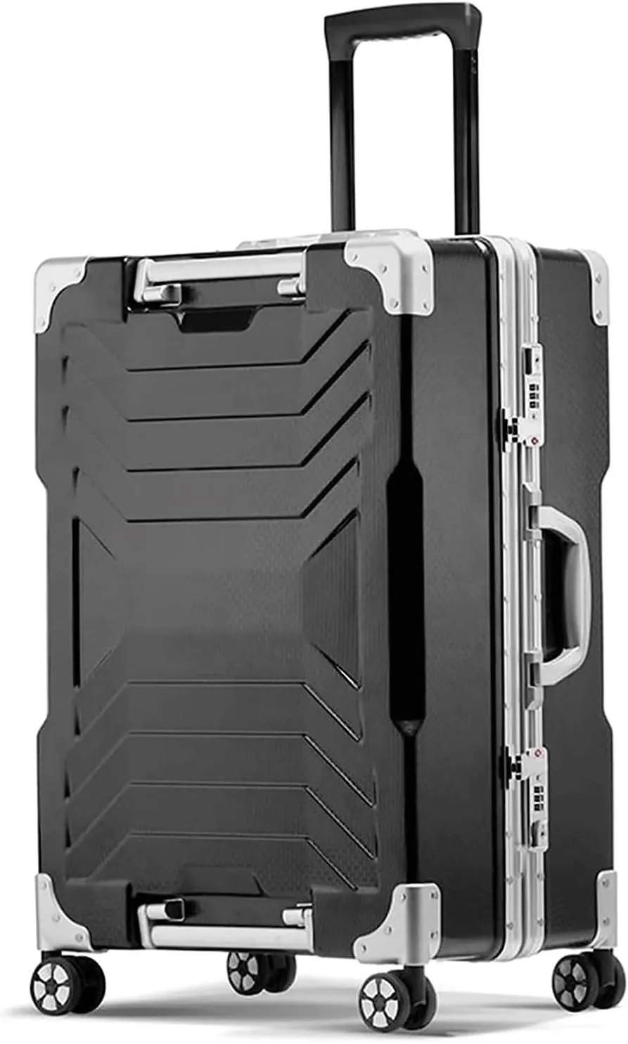 Portable Suitcase Suitcases with Wheels Lightweight Luggage Scratch-Resistant Large Capacity Carry On Luggage for Travel Suitcase (A 20 inches)