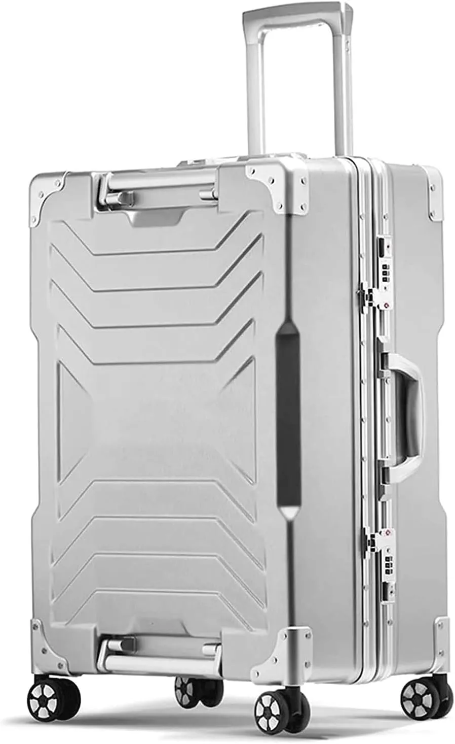 Portable Suitcase Suitcases with Wheels Lightweight Luggage Scratch-Resistant Large Capacity Carry On Luggage for Travel Suitcase (C 24 inches)