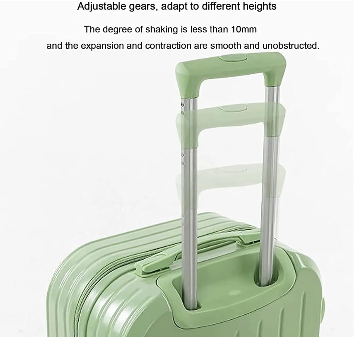 practical Luggage Suitcases With Wheels Portable Luggage Large Capacity Storage Hard Shell Suitcases Security Combination Lock Carry On Luggage easy to move