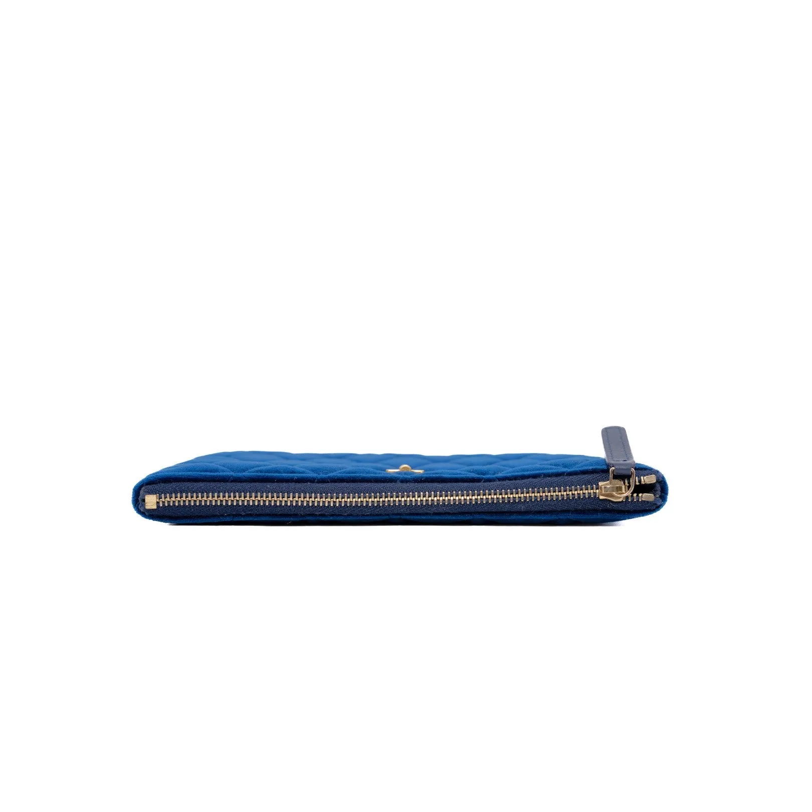 Reissue 2.55 Small O-Case Pouch Velvet Blue Ghw Seri 29
