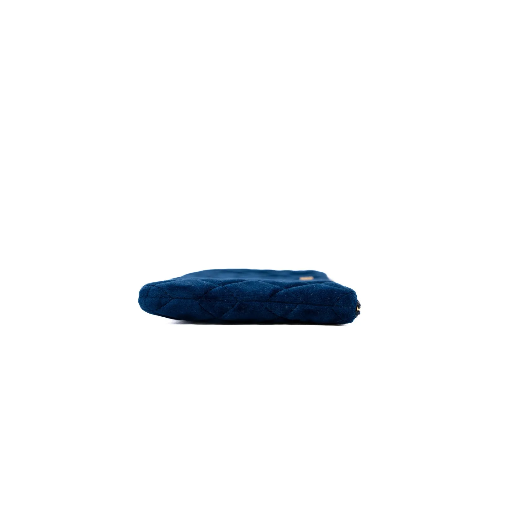 Reissue 2.55 Small O-Case Pouch Velvet Blue Ghw Seri 29