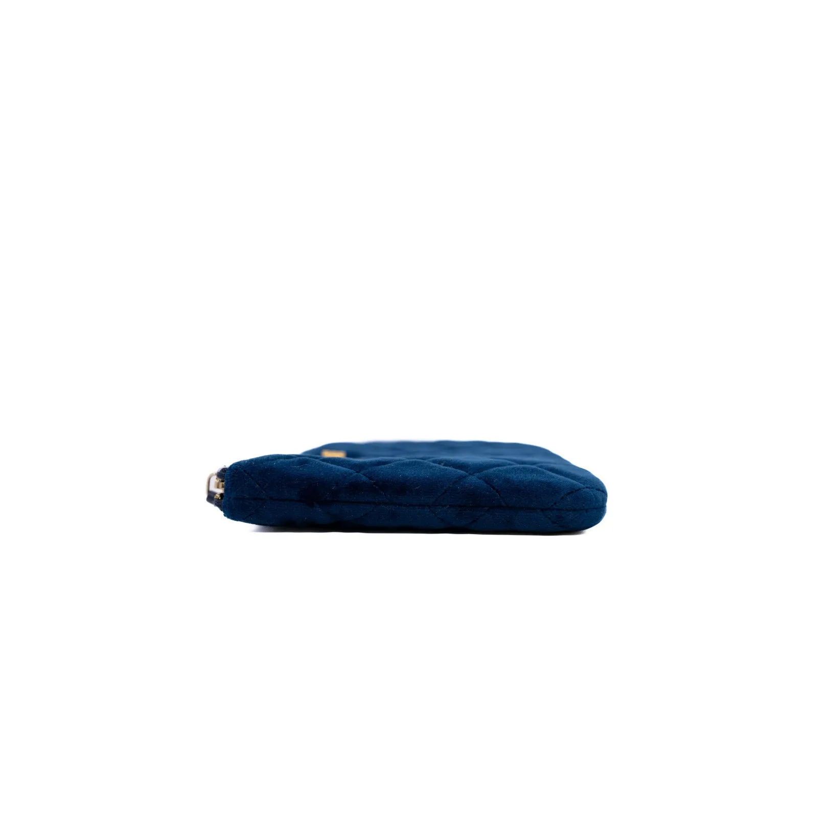 Reissue 2.55 Small O-Case Pouch Velvet Blue Ghw Seri 29