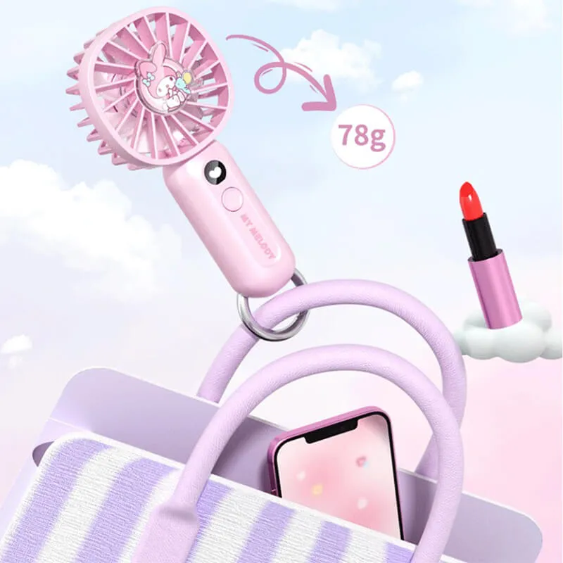 Sanrio Handheld Pocket Fan With Carabiner