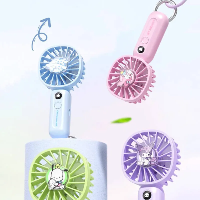 Sanrio Handheld Pocket Fan With Carabiner