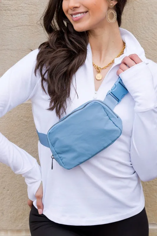 Sleek Urban Roam Nylon Belt Sling Bag