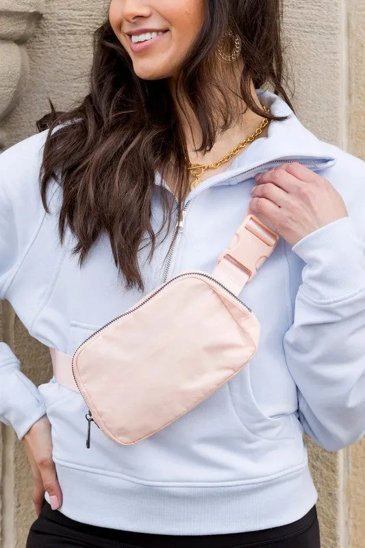 Sleek Urban Roam Nylon Belt Sling Bag