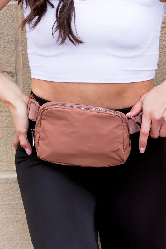 Sleek Urban Roam Nylon Belt Sling Bag