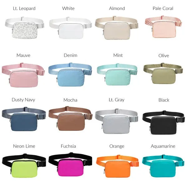 Sleek Urban Roam Nylon Belt Sling Bag