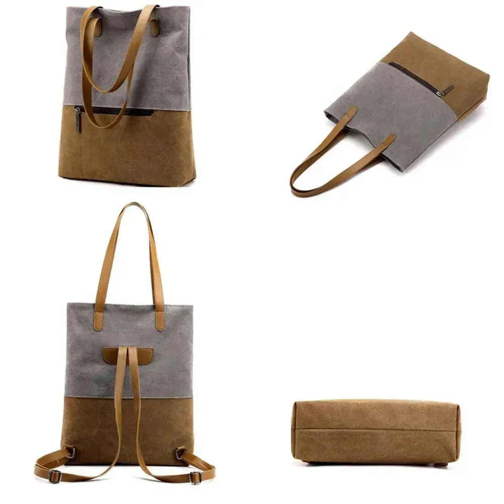 Women's Designer Canvas Backpack