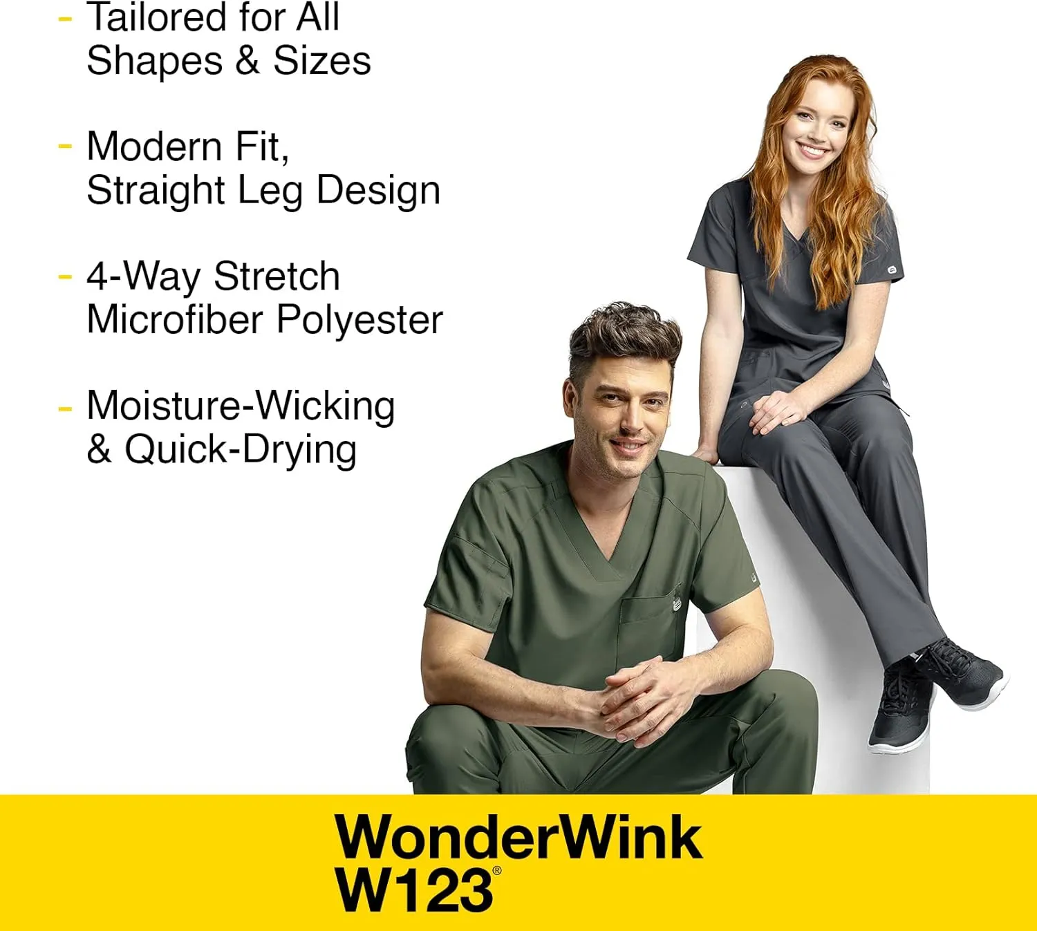 WonderWink Men's Cargo Pocket Pant